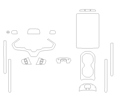 Комплект викрійок для салону VOLVO EX30 2025 -