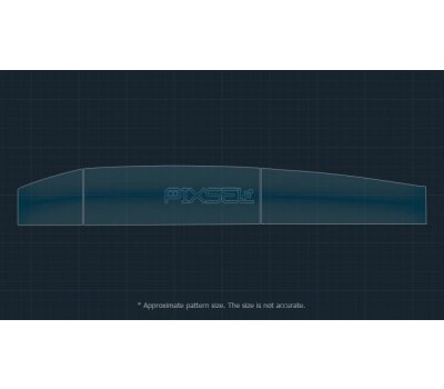 Защитное стекло Pixsel на приборную панель CHANGAN UNI-K 25.1“ 2025 - (гибридное мат)