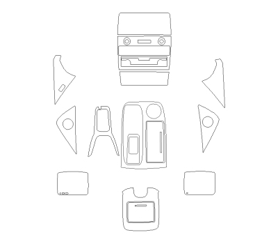 Викрійка для салону INFINITI QX80 2023