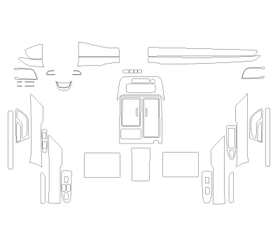 Комплект викрійок для салону LINCOLN NAVIGATOR SW 2024 -