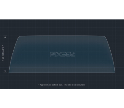 Защитное стекло Pixsel на монитор BMW 3 / M3 - 10.6“ 2011 - 2019 (F30, F31, F34) (гибридное мат)