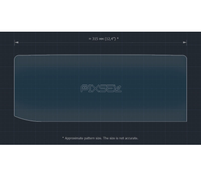 Защитное стекло Pixsel на монитор LEXUS ES - 13.3“ 2019 - 2021 (гибридное глянец)