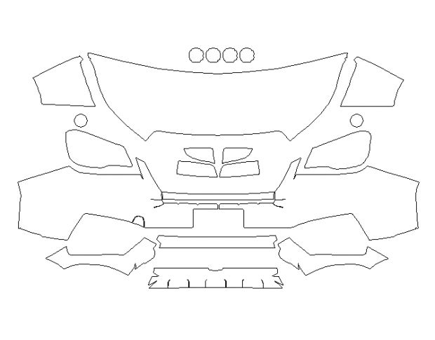 Subaru Forester 2016 Позашляховик Стандартний набір частково Hexis