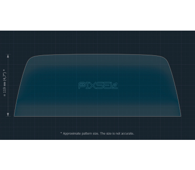 Защитное стекло Pixsel на монитор CHEVROLET MENLO - 13.3“ 2019 - (гибридное мат)