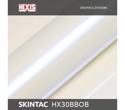 Hexis HX30BBOB Skintac Pearl Boreal White Gloss 1.524 m