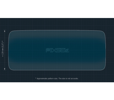 Защитное стекло Pixsel на приборную панель MERCEDES BENZ EQS - 14.5“ 2022 - (гибридное мат)