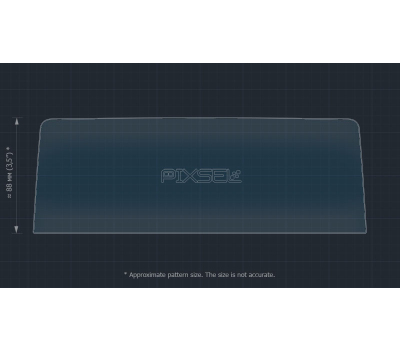 Защитное стекло Pixsel на монитор BMW 2 / M2 - 10.6“ 2014 - 2020 (F22, F23, F45, F46) (гибридное мат)