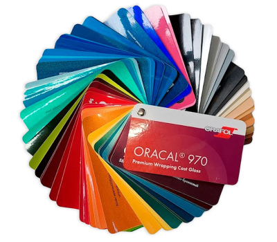 Каталог глянцевых автомобильных пленок Oracal 970 RA
