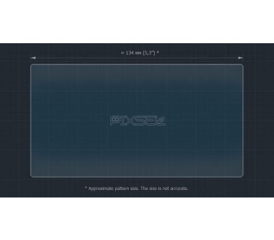 Защитное стекло Pixsel на монитор TOYOTA HIGHLANDER - 6“ 2010 - 2013 (гибридное глянец)