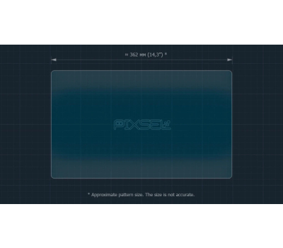 Защитное стекло Pixsel на монитор AVATR 11 16.6“ 2025 - (гибридное мат)