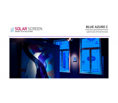 Solar Screen Gloss Blue Azure C 1.524 m 