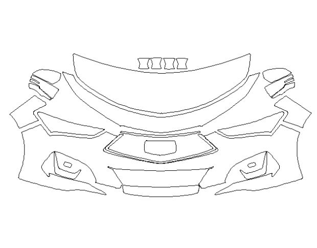 Acura TLX A-Spec 2021 Седан Стандартний набір частково Hexis
