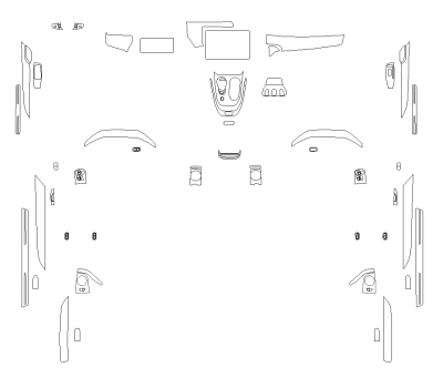 Викрійка для салону ZEEKR 009 2024