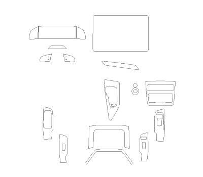 Викрійка для салону ZEEKR 001 2023