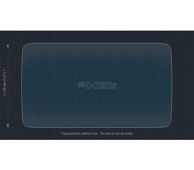 Защитное стекло Pixsel на монитор MERCEDES BENZ V-CLASS - 11“ 2014 - 2023 (гибридное глянец)