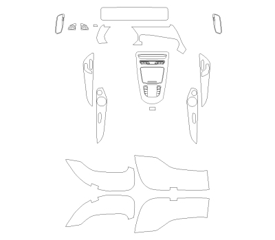 Викрійка для салону MERCEDES-BENZ EQC 2023