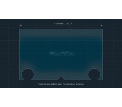 Защитное стекло Pixsel на монитор LEXUS GX - 15.2“ 2024 - (гибридное мат)