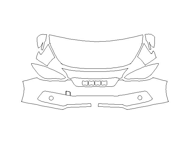Subaru Impreza 2020 Седан Стандартный набор частично Hexis