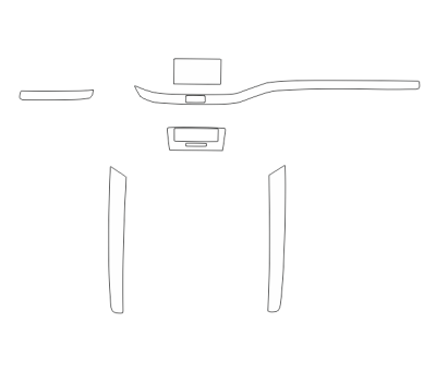 Комплект викрійок для салону VOLKSWAGEN SHARAN 2012