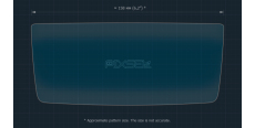 Захисне скло Pixsel на задній клімат ZEEKR 001 - 6.8“ 2022 - (гібридне мат)  /assets/images/items/6705/0677038001720341437.jpg
