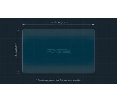 Защитное стекло Pixsel на спидометр мотоцикла ZONTES ZT 350 GK 6.2“ (гибридное глянец)