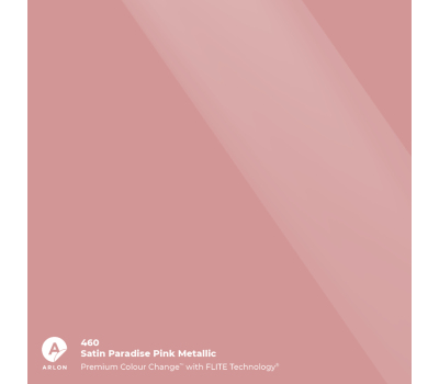 Arlon Satin Paradise Pink Metallic 460 1.524 m