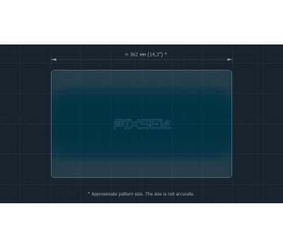 Защитное стекло Pixsel на монитор AVATR 11 - 16.6“ 2022 - (гибридное мат)
