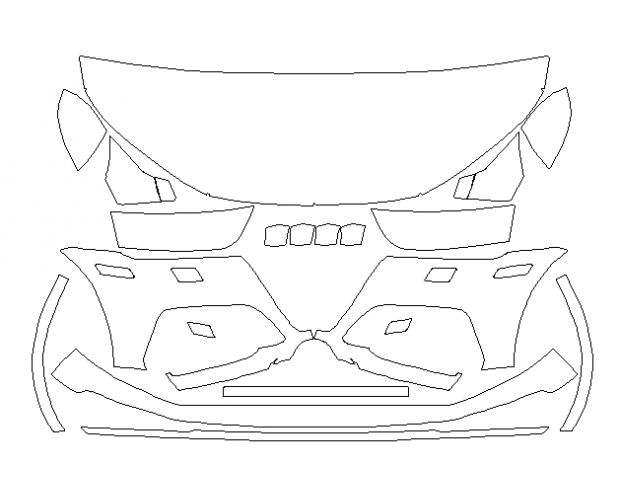 Audi Q5 S-Line 2018 Внедорожник Стандартный набор частично LLumar