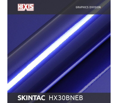 Hexis HX30BNEB Skintac Neon Blue Gloss 1.524 m