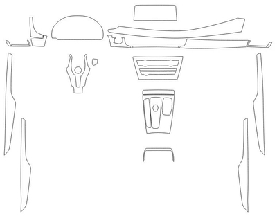 Викрійка для салону BMW X6 2015