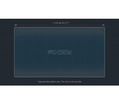 Защитное стекло Pixsel на монитор RENAULT DUSTER - 6.9“ 2018 - 2020 (гибридное глянец)