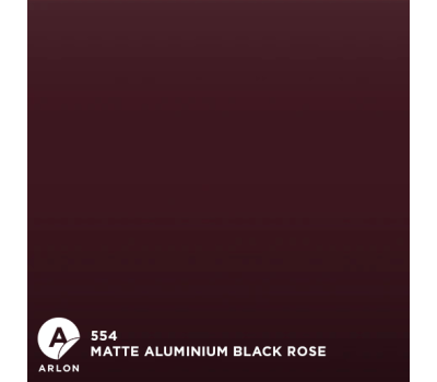 Arlon Matte Aluminium Black Rose 554 1.524 m