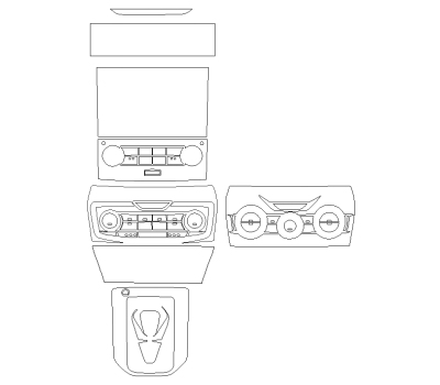 Выкройка для салона SUBARU FORESTER 2024 -