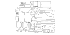 Комплект викрійок для салону ROLLS-ROYCE CULLINAN 2019  /assets/images/items/5554/0722736001657193315.png