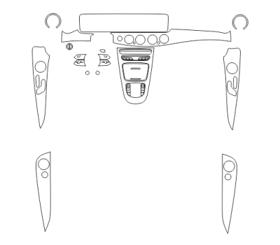 Комплект викрійок для салону MERCEDES-BENZ E-CLASS AMG 63 2020