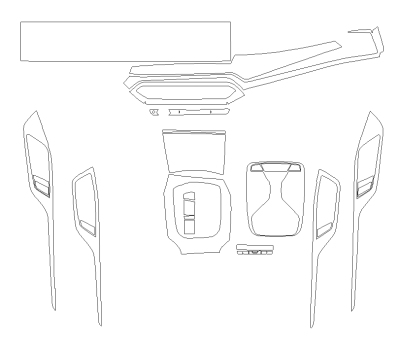 Викрійка для салону BMW 4 GRAN COUPE 2024