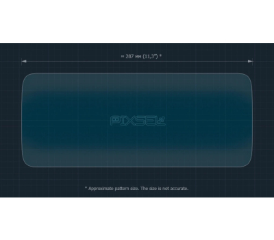 Захисне скло Pixsel на монітор FIAT 500E 12.2“ 2020 - (гібридне глянець)