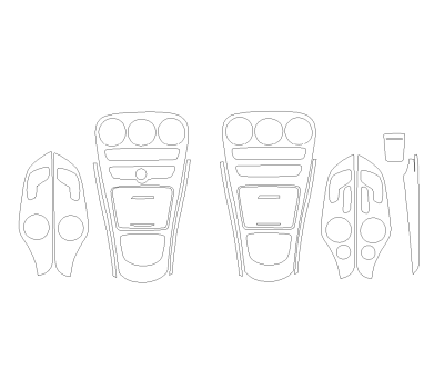 Комплект викрійок для салону MERCEDES-BENZ AMG G 63 2019