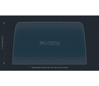 Защитное стекло Pixsel на монитор FORD KUGA - 10.2“ 2020 - 2024 (гибридное мат)