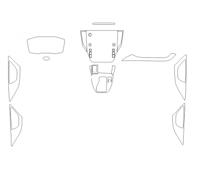 Комплект викрійок для салону SUBARU OUTBACK 2021