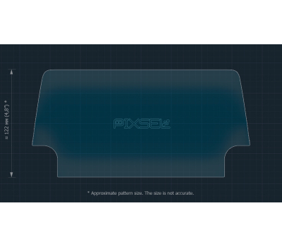 Захисне скло Pixsel на монітор NISSAN ROGUE - 10.8“ 2020 - (гібридне мат)