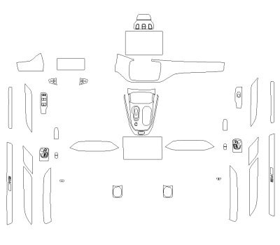 Комплект викрійок для салону VOLVO EM90 2025 -