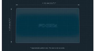 Захисне скло Pixsel на монітор MAN TGE 14“ 2023 - (гібридне мат)