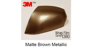 3M 1380 M219 Matte Brown Metallic 1.524 m