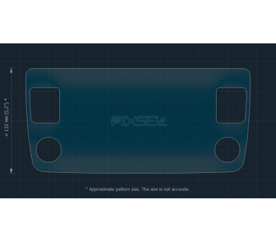 Защитное стекло Pixsel на монитор NISSAN LEAF - 12.3“ 2019 - (гибридное мат)