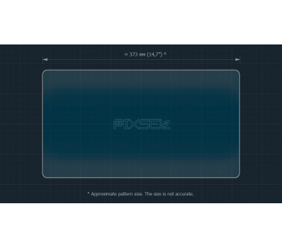 Защитное стекло Pixsel на монитор RIVIAN R1T - 16.7“ 2022 - (гибридное мат)