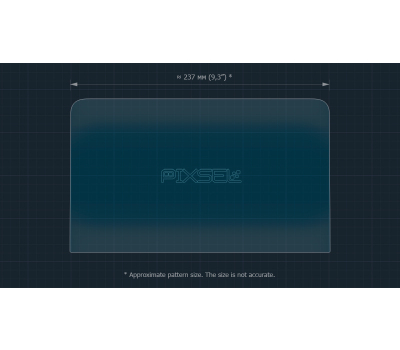 Защитное стекло Pixsel для климат-контроля HONGQI E-HS9 - 10.8“ 2020 - (гибридное глянец)