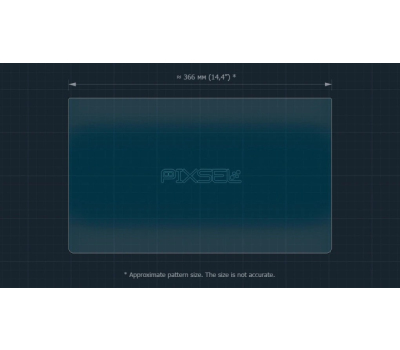 Защитное стекло Pixsel для заднего монитора LI AUTO L8 16.7“ 2022 - (гибридное мат)