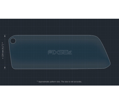 Захисне скло Pixsel на монітор MAZDA 3 - 13“ 2019 - 2023 (гібридне мат)