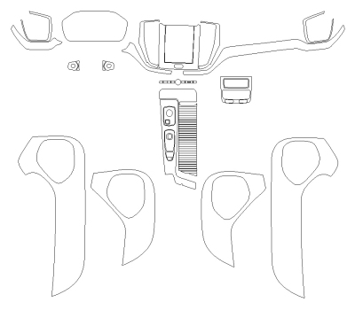 Викрійка для салону VOLVO XC60 2024 -